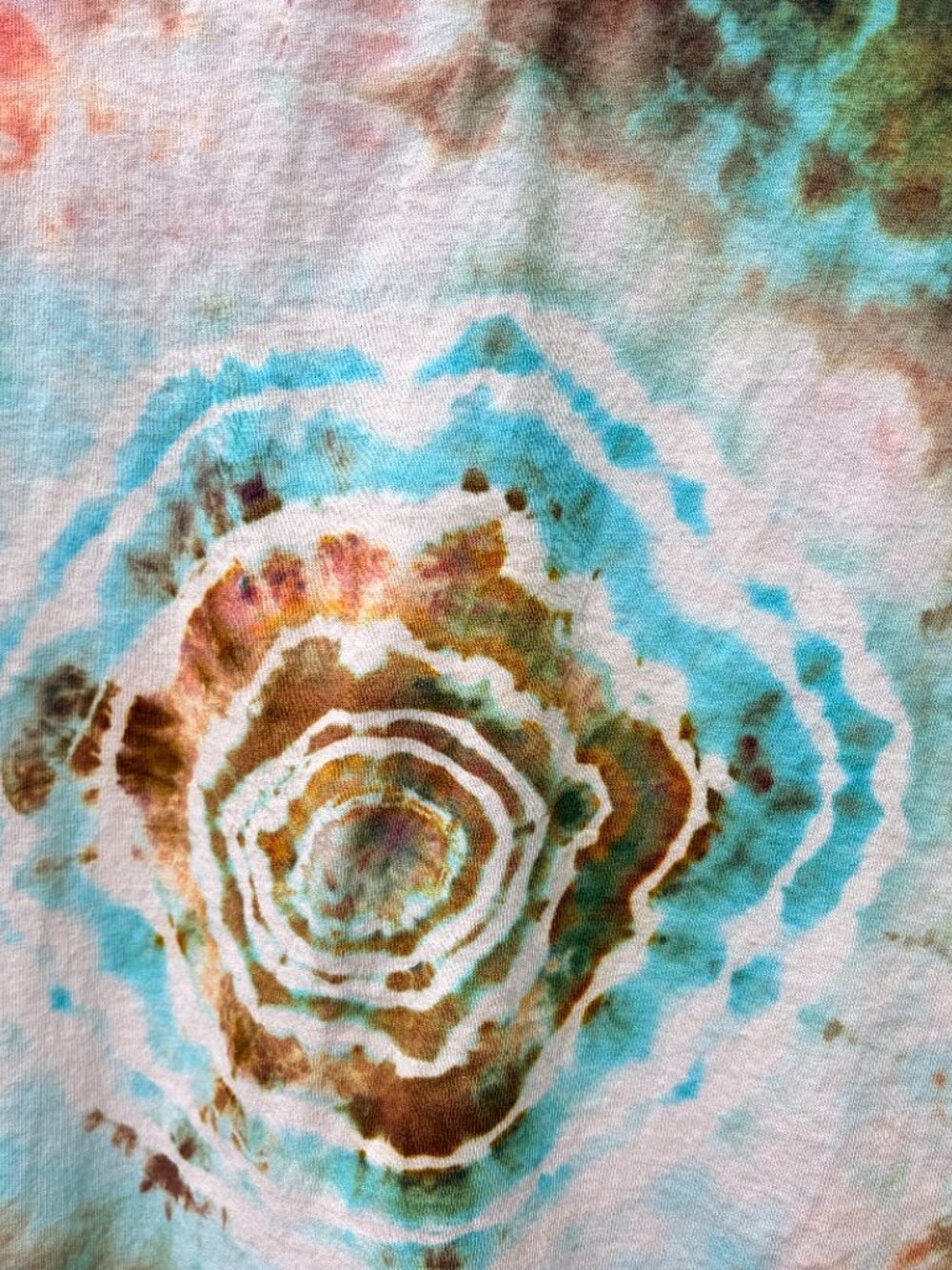 Handmade Geode tie dye t-shirt Ice dyed - Picture 6 of 8